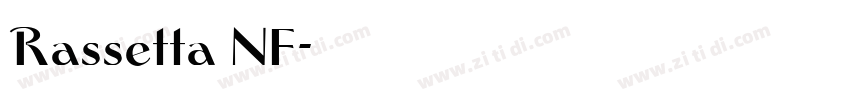 Rassetta NF字体转换